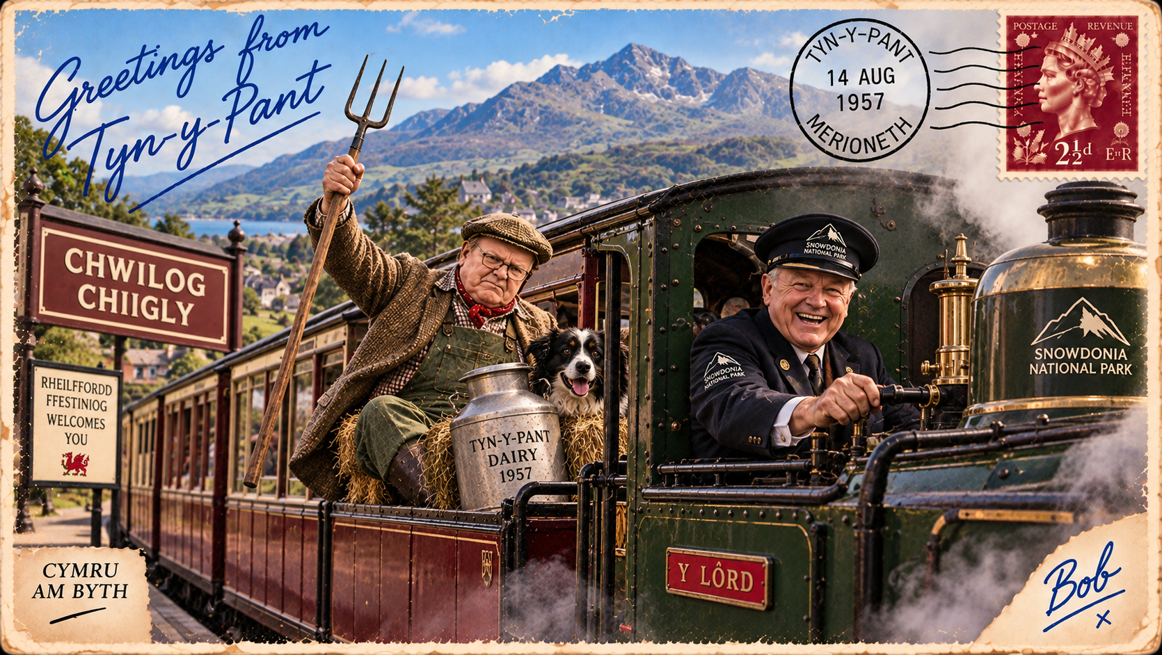 Bob on a train — The Journey Begins
